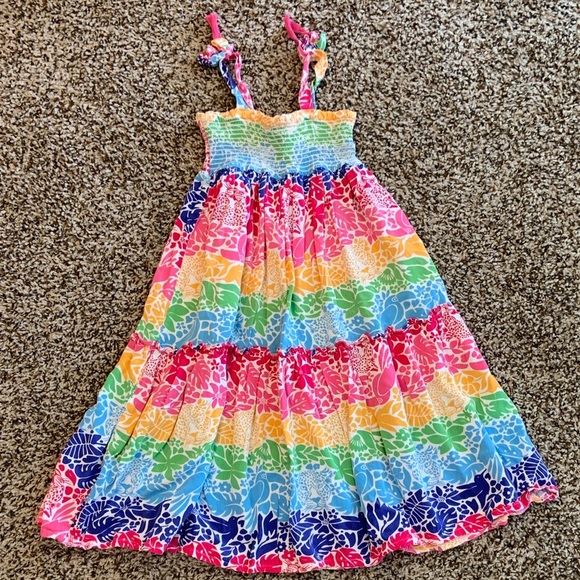 Vince Camuto Other - Vince Camuto Colorful Rainbow Kids Dress T4